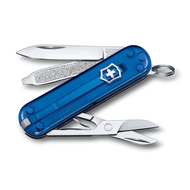 Швейцарский Нож-брелок VICTORINOX Classic SD Colors "Deep Ocean", длина лезвия 4 см, 7 функций (0.6223.T2G) #1