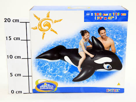 Надувная игрушка INTEX для плавания Whale Ride-On" (Косатка), 193 119см  #1