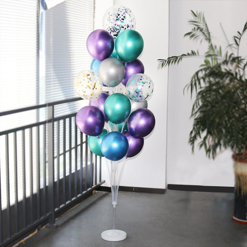 Подставка для воздушных шаров 19 насадок 160 см. Для украшения праздника и фотозоны.  #1