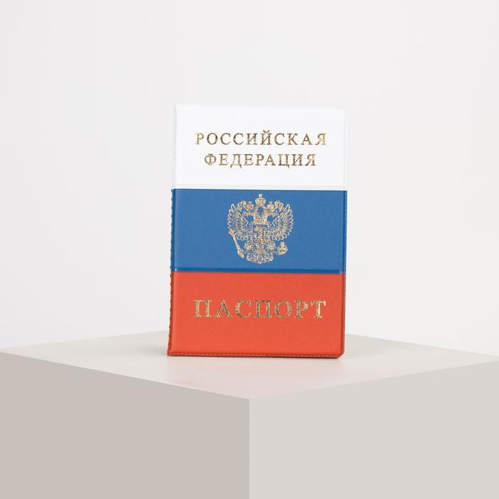 Обложка для паспорта, цвет триколор #1