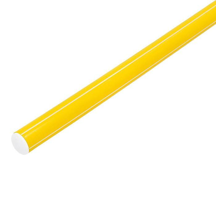 Палка гимнастическая 80 см, цвет жёлтый #1
