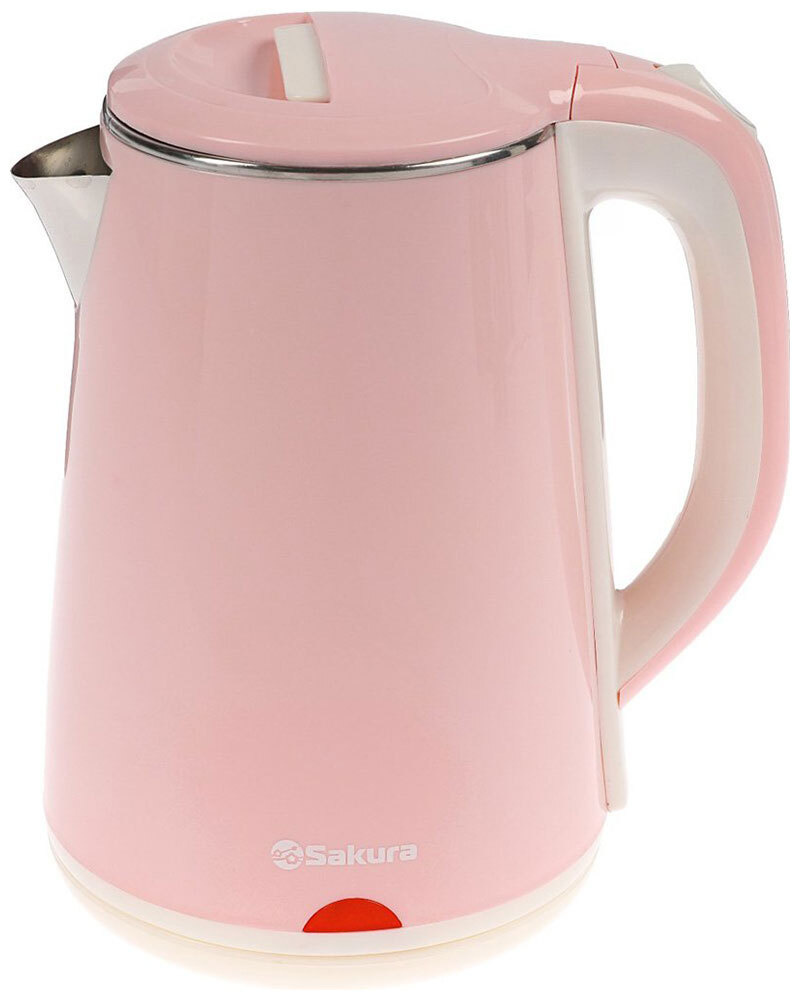 Sakura Электрический чайник SA-2150WP, розовый, белый #1
