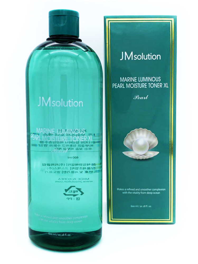 JM Solution Тонер для лица с экстрактом жемчуга Marine Luminous Pearl Moisture Toner XL (Pearl), 600 #1