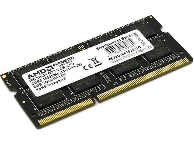 AMD Оперативная память R538G1601S2S-UO 1x8 ГБ (R538G1601S2S-UO) #1