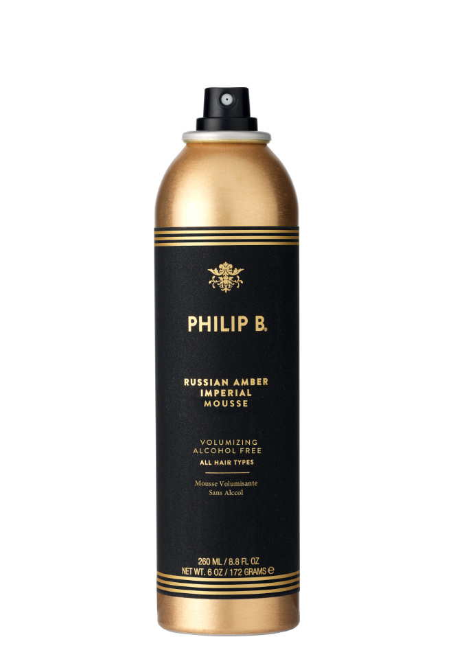 PHILIP B Russian Amber Imperial Mousse 260 ml - мусс для укладки волос #1