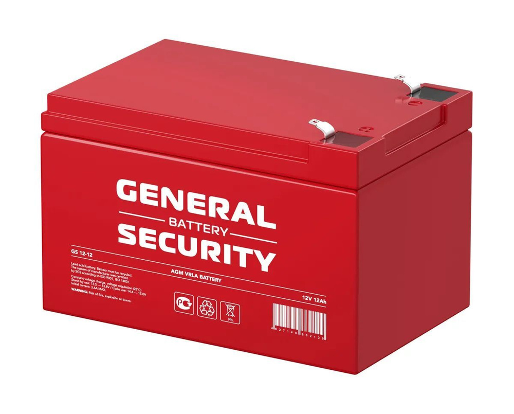 Свинцово-кислотный аккумулятор general security GS 12-12 ( 12V 12AH) для детского электромобиля /ИБП #1