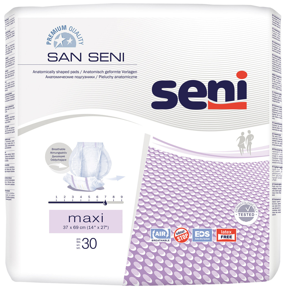 Подгузники для взрослых анатомические SAN SENI Maxi по 30 шт #1