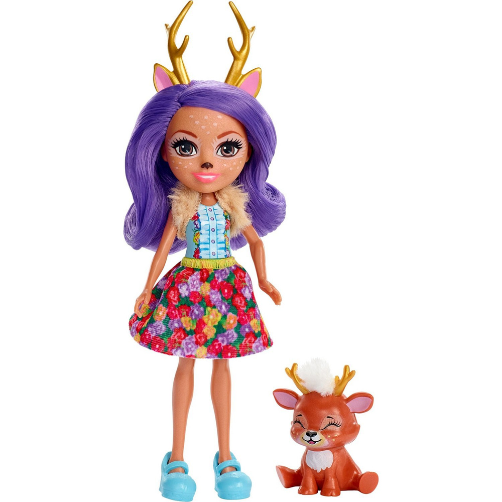 Mattel Enchantimals Кукла Данесса Дир с питомцем (перевыпуск) (Enchantimals Danessa Deer Doll)  #1