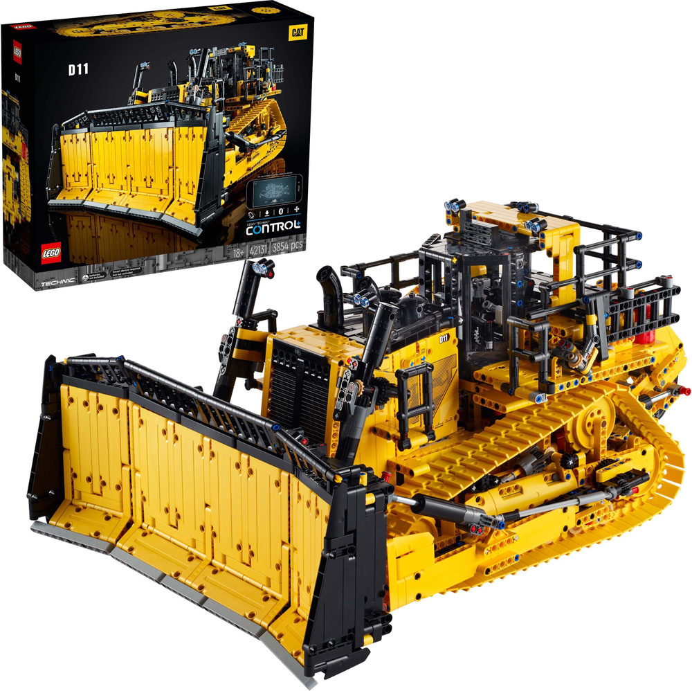 Конструктор LEGO Technic 42131 Бульдозер Cat D11 на пульте управления  #1