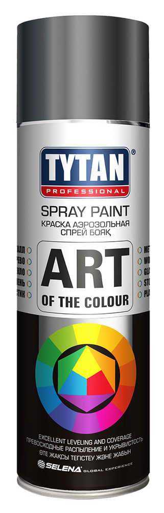 Аэрозольная краска Tytan Professional Art Of The Colour серая 7015 400 мл #1