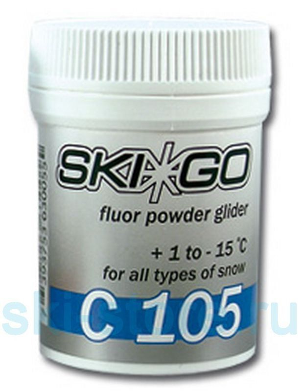 Порошок SkiGo Fluor powder C105 +1/-15, blue, 30 г  #1