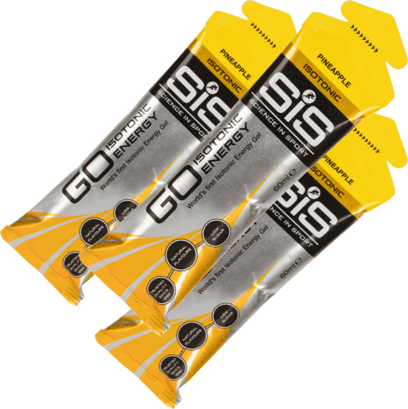 Энергетический гель SCIENCE IN SPORT (SiS) GO Isotonic Energy Gels 3 x 60 мл, Ананас  #1