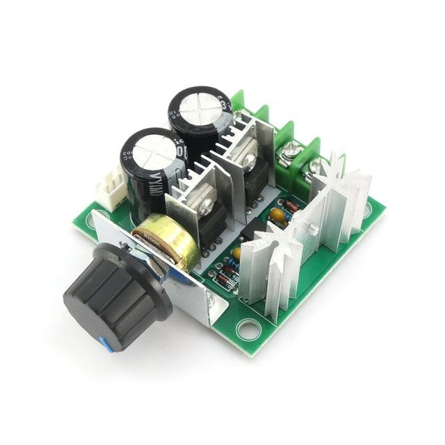 ШИМ регулятор скорости коллекторного DC мотора 12V-40V 10A - купить с ...
