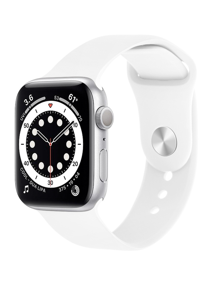 Силиконовый ремешок для Apple Watch 42 мм/44/45/49 mm, размер SM series 1 2 3 4 5 6 7 8 9 /SE/SE 2022, #1