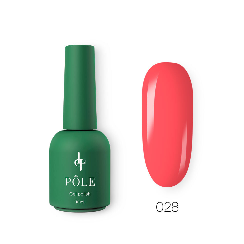 POLE Гель лак для ногтей Роскошь Inspired by France коралловый ярко-розовый 10 мл  #1
