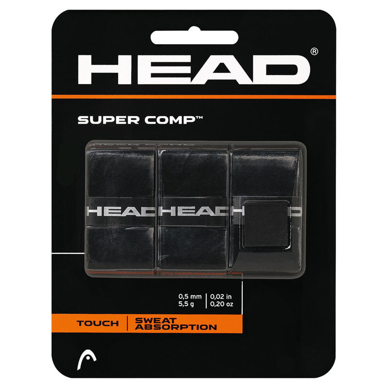 Овергрипы Head Super Comp 285088-BK, 3шт, черный #1