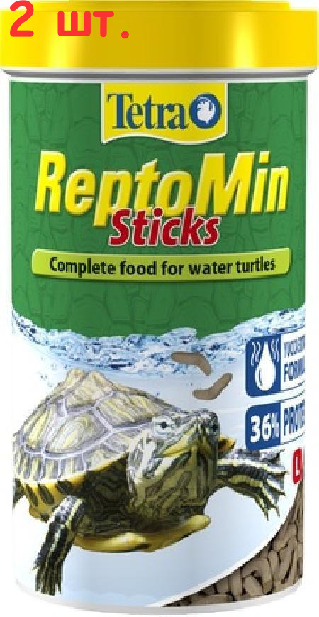 Корм основной для водных черепах ReptoMin Sticks 500 ml (2 шт.) #1