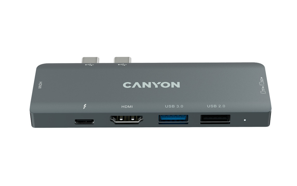 Мультипортовая док-станция Canyon DS-5 (CNS-TDS05B) 7-в-1 для MacBook, PD 100W, USB Type C  #1