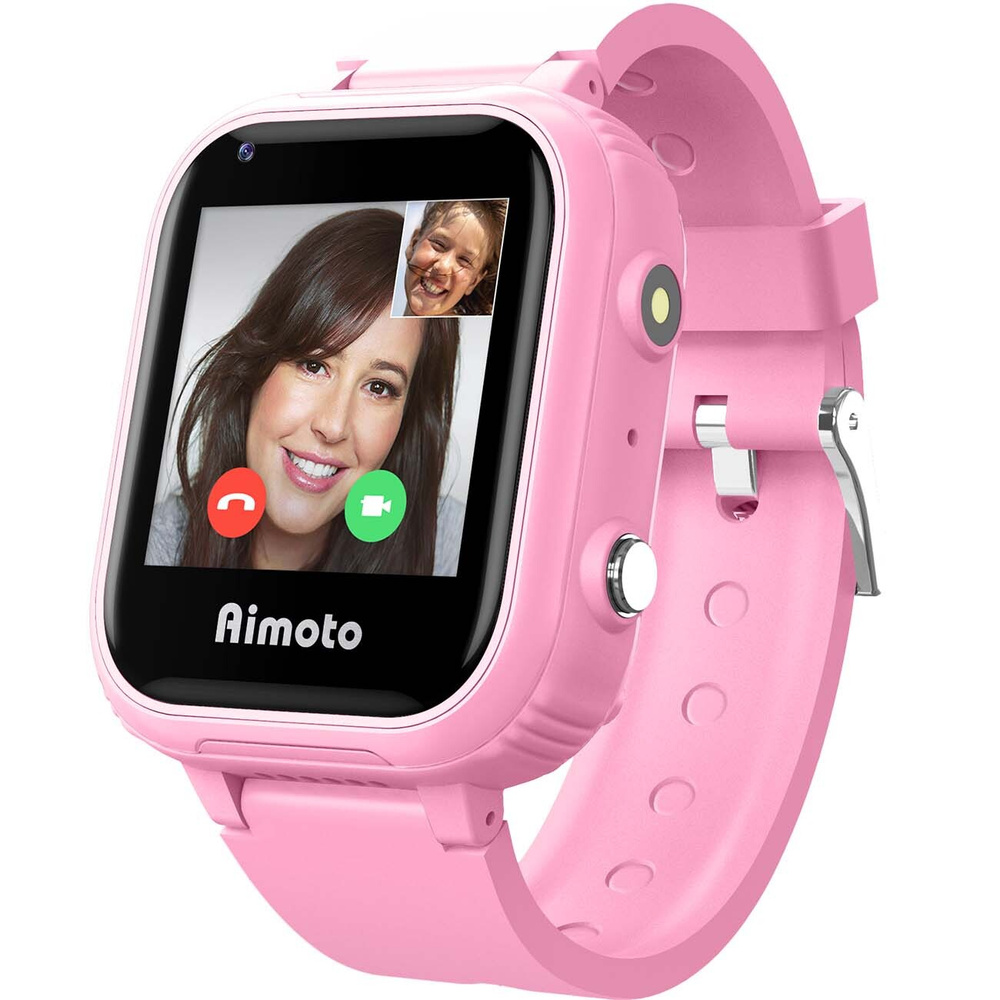 Детские смарт-часы с GPS трекером Aimoto Pro 4G Pink #1