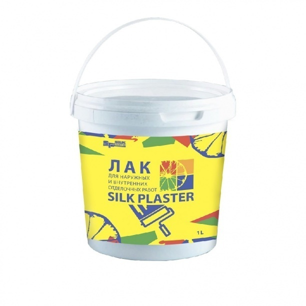 Лак для шелковой штукатурки Silk Plaster 1 л #1