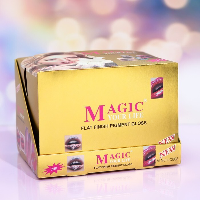 MAGIC YOUR LIFE, Блеск для губ, с блёстками, 24 штуки в упаковке #1