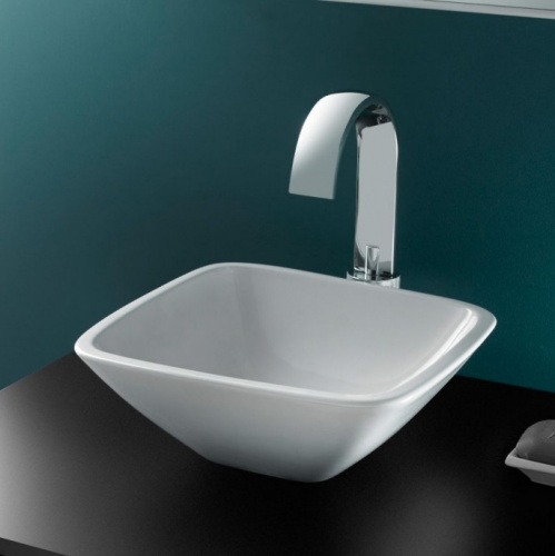 Раковина накладная BATHCO BAVIERA 4050 белый 300x300x110 #1