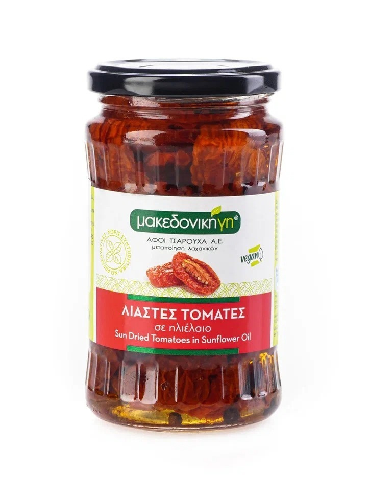 Вяленые томаты со специями MAKEDONIKI GI 200 гр, продукты из Греции  #1