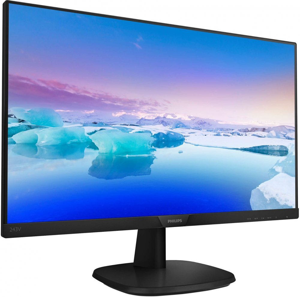 Philips 23.8" Монитор 243V7QDSB, черный #1