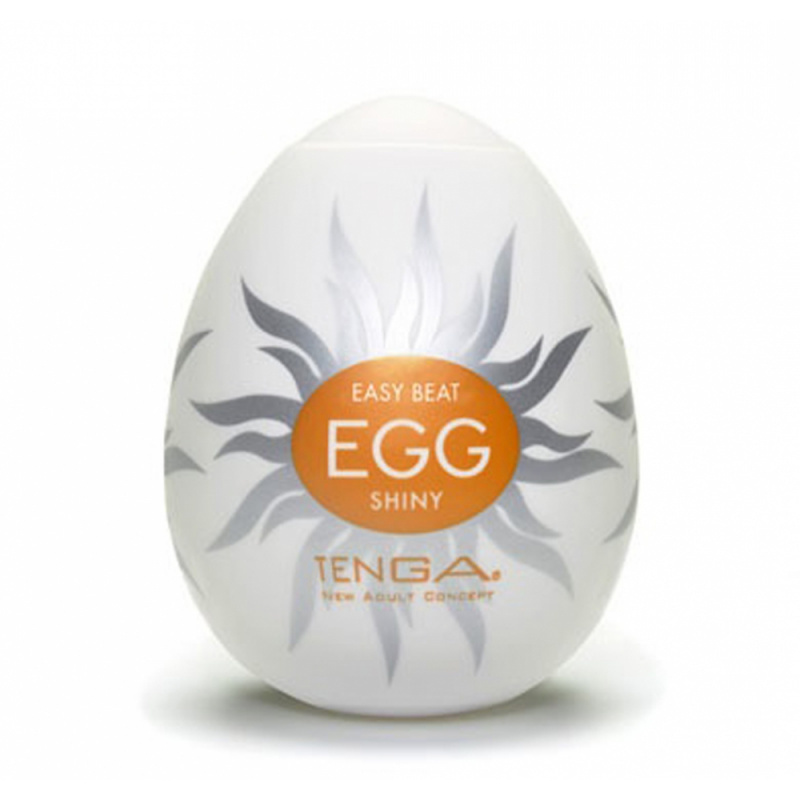 Мастурбатор TENGA EGG Shiny одноразовый рельефный стимулятор яйцо тенга с пробником лубриканта  #1