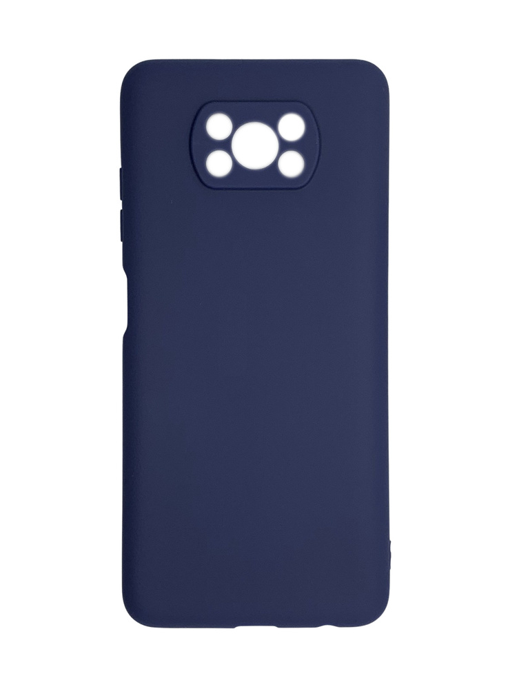Чехол для Xiaomi Poco X3 & Poco X3 Pro / чехол на поко х3 и поко х3 про матовый синий  #1