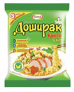 Доширак-Квисти лапша 70г Курица Пакет 48 шт #1