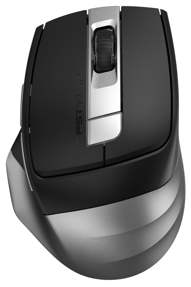 Мышь A4Tech Fstyler FB35C, серый/черный, оптическая (2400dpi), беспроводная, BT/Radio, USB (6 кнопок) #1