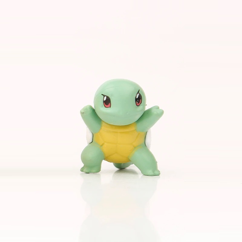 Экшн-Фигурка покемон Сквиртл. Игрушка Pokemon Squirtle антистресс. Статуэтка для покебола. Аниме-модель #1