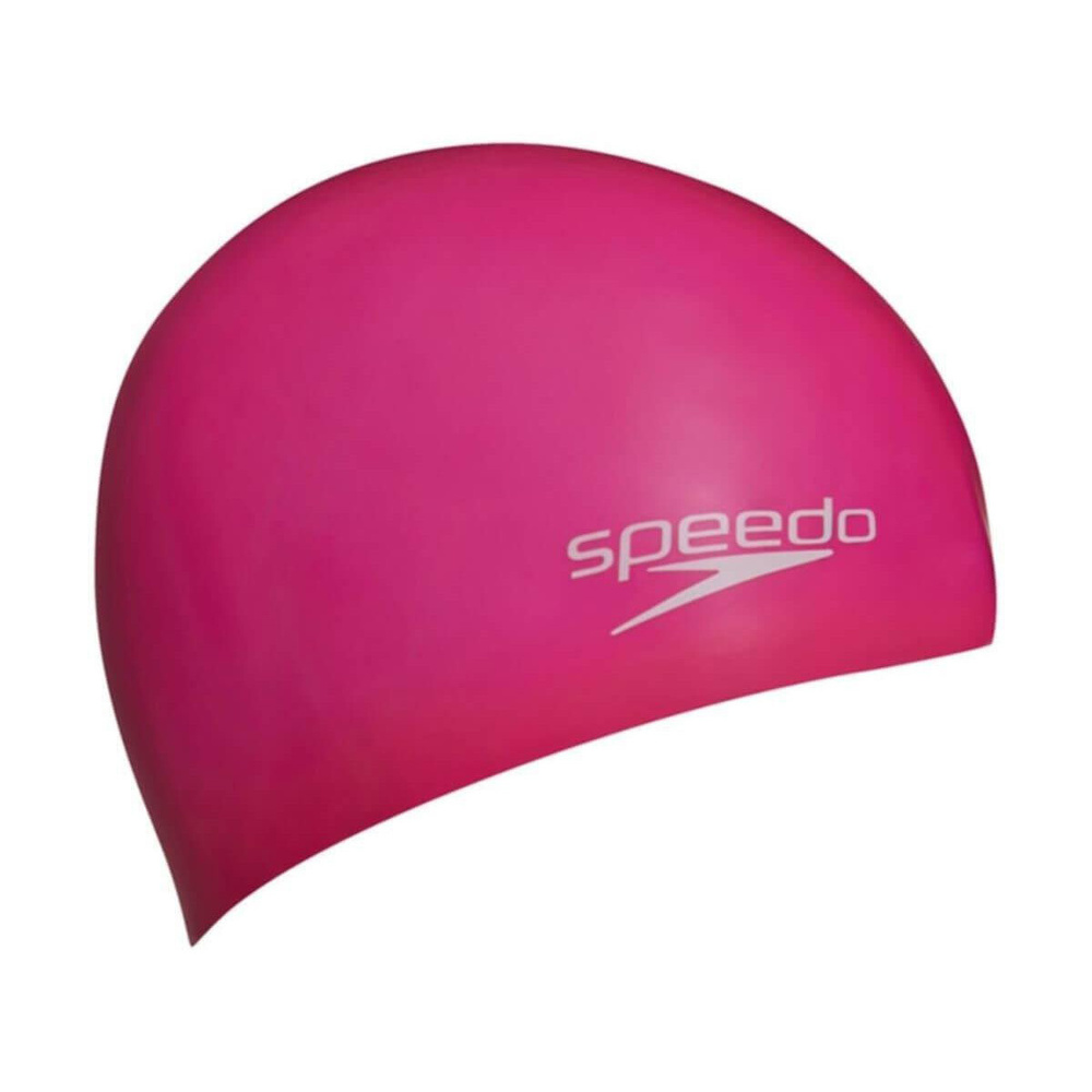 Шапочка для плавания детская SPEEDO Plain Moulded Silicone Cap Jr , арт.8-70990F290, ФУКСИЯ, силикон #1