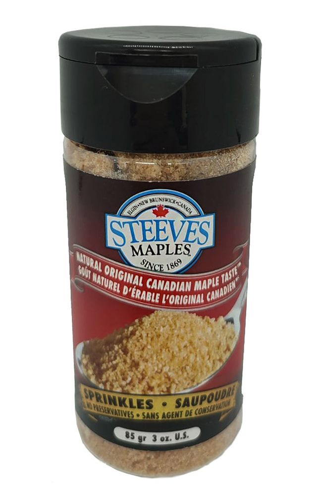 Сахар из кленового сиропа "NATURAL ORIGINAL CANADIAN MAPLE TASTE SPRINKLES" 85гр  #1
