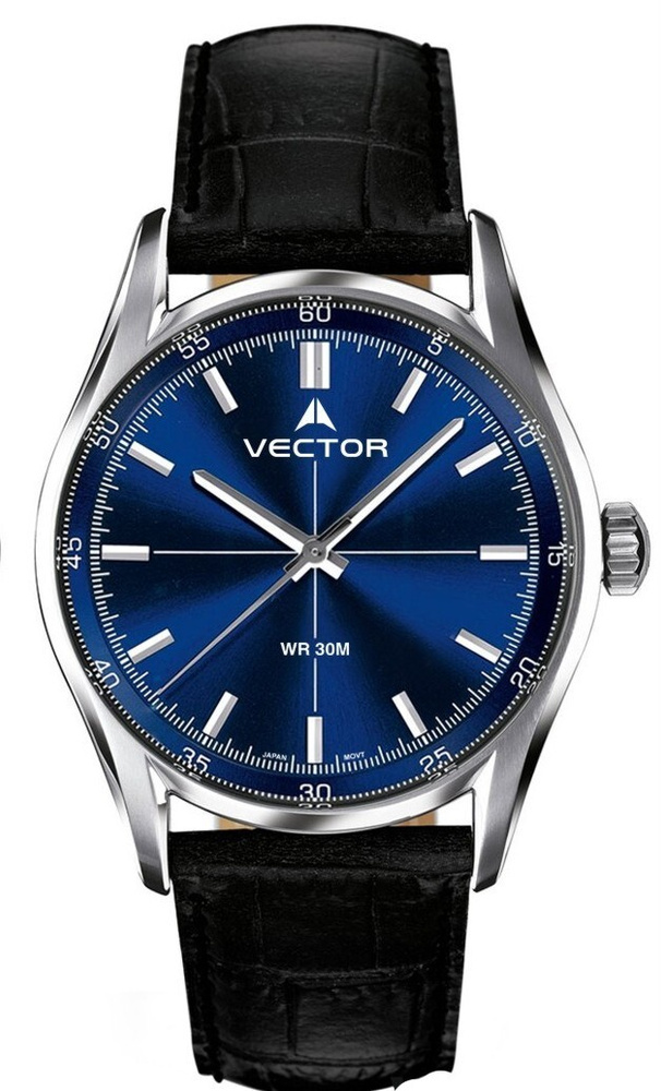 VECTOR Часы наручные Кварцевые V8-039518 синий #1