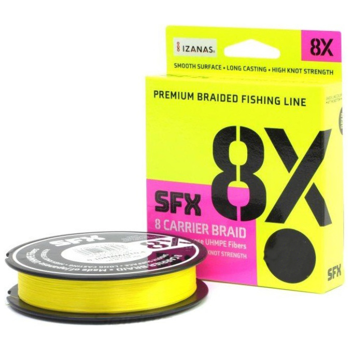 Шнур PE Sufix SFX 8X # 1.5 (135 м, 0.205 мм, желтый, 16.5 кг) #1