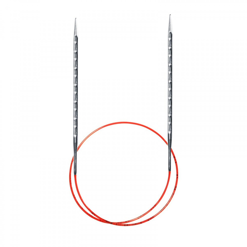 Спицы металлические круговые супергладкие c квадратным кончиком addiNovel, №2,25, 100 см.  #1
