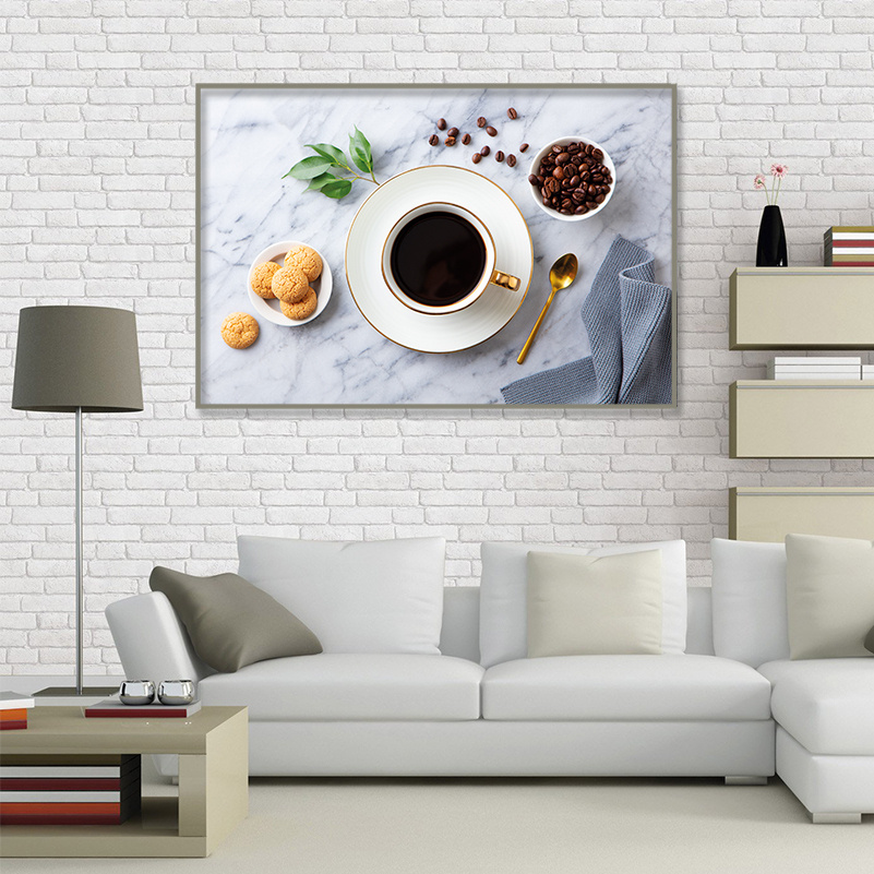 Постер "Кофе" 70х50 см / постеры для интерьера / картина на стену / картина интерьерная / картина большая #1