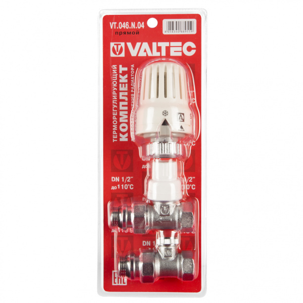 Комплект термостатический VALTEC для радиатора прямой 1/2" #1