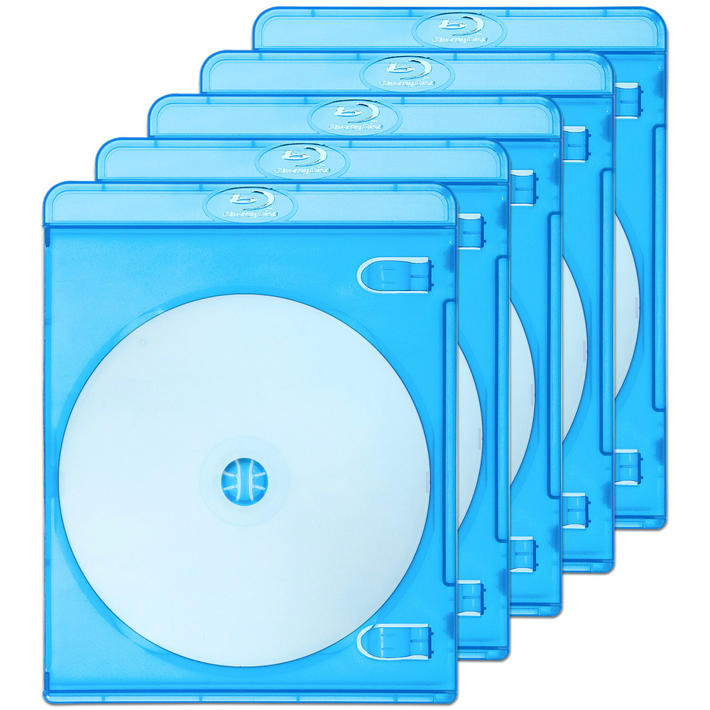 Диск BD-R 50Gb DL CMC 6x Full Printable, blu-ray box, 5 шт. #1