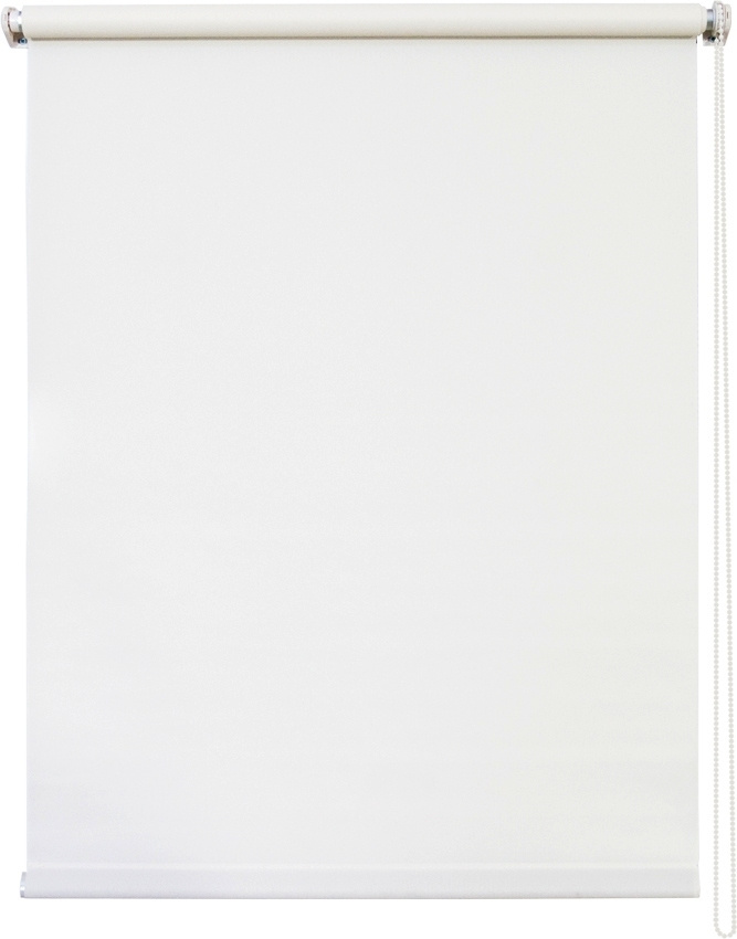 Рулонная штора Плайн белый, 80х175 см #1