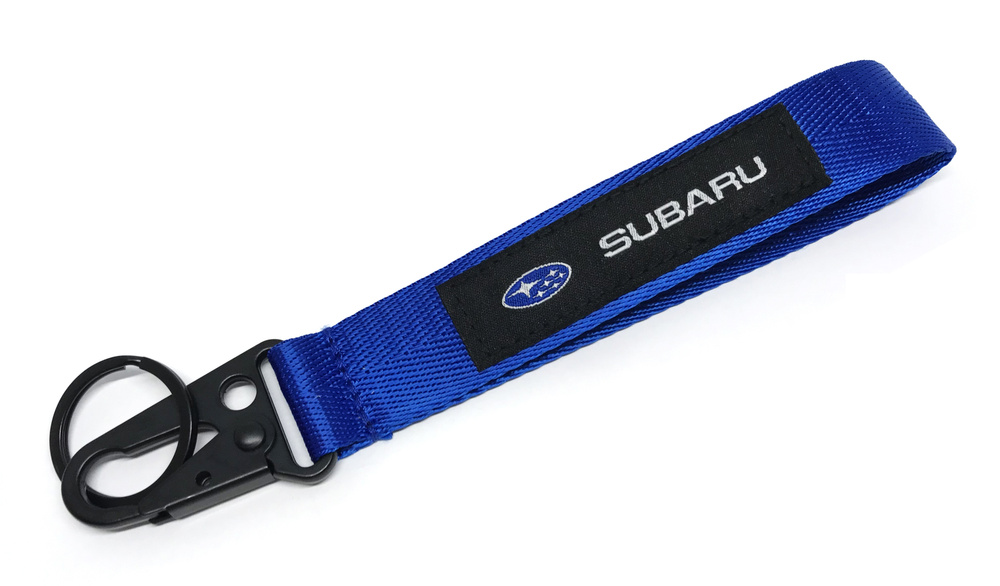 JDM брелок для ключей SUBARU, карабин, кольцо, синий #1