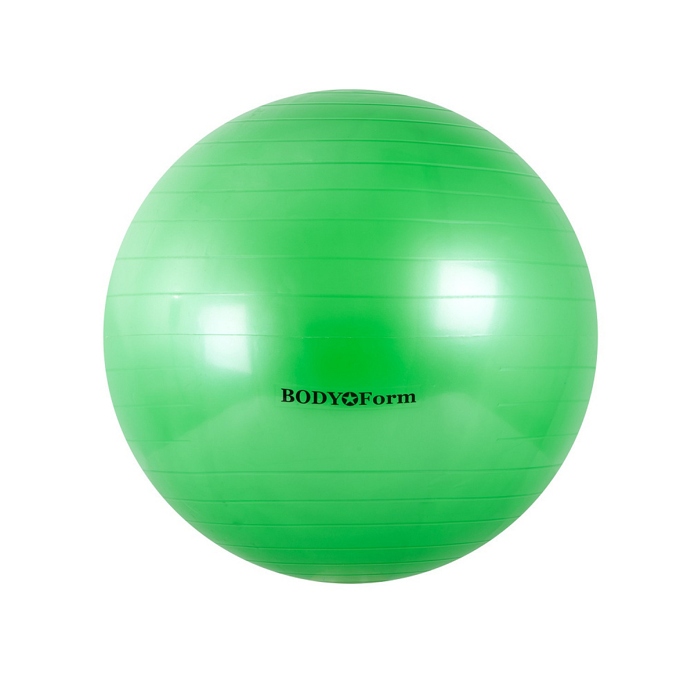 Мяч гимнастический BODY Form BF-GB01AB (22") 55 см. "антивзрыв" (зеленый)  #1