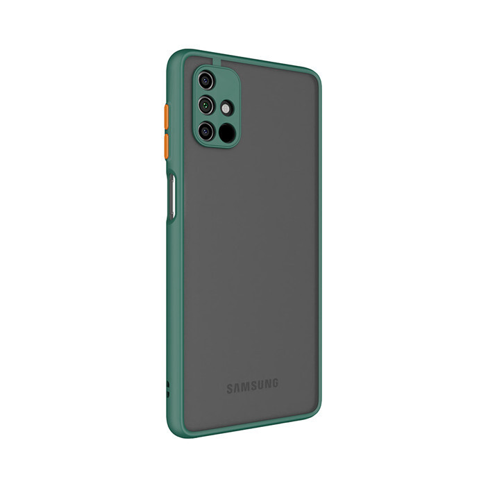 Матовый чехол для Samsung Galaxy M51 / Самсунг Галакси М51 с защитой камеры и экрана  #1