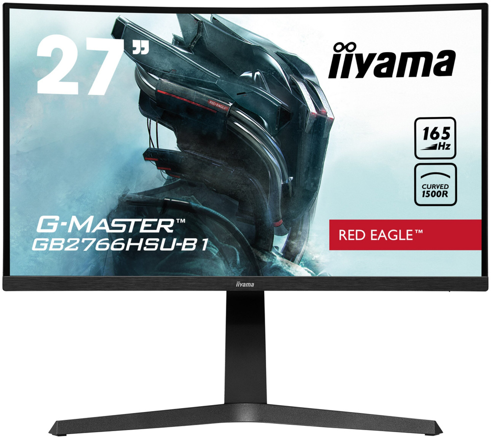 iiyama 27" Монитор G-Master Red Eagle G2766HSU-B1, черный #1