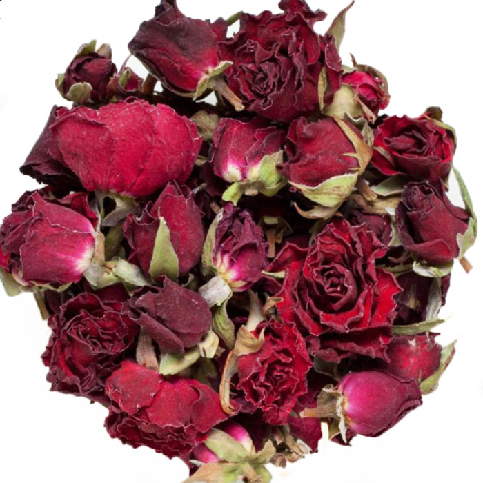 Настоящие БУТОНЫ РОЗ Сушеные 50 г. Ceremony Цветочный Чай из Бутонов Розы, Натуральная Чайная Добавка #1