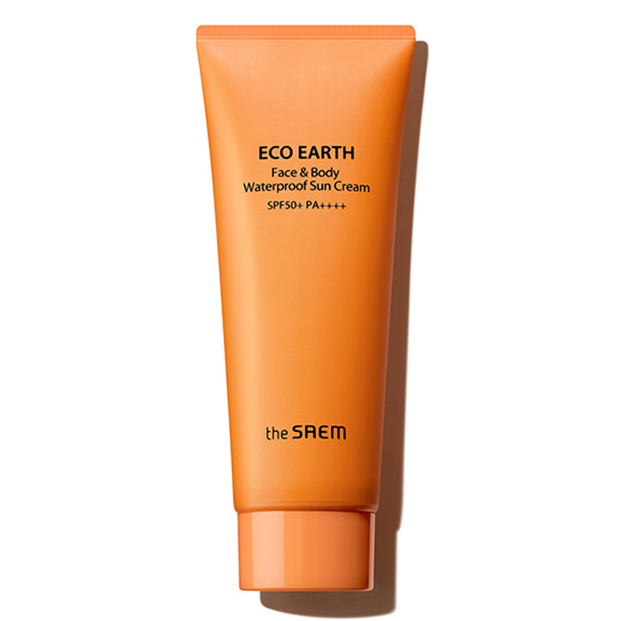 The Saem Водостойкий солнцезащитный крем для лица и тела Eco Earth Face & Body Waterproof Sun Cream SPF #1