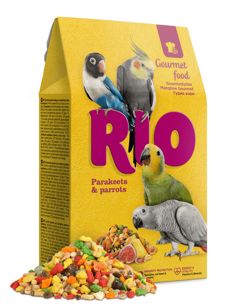 RIO Eggfood 250 г яичный корм для средних и крупных попугаев 1 шт  #1