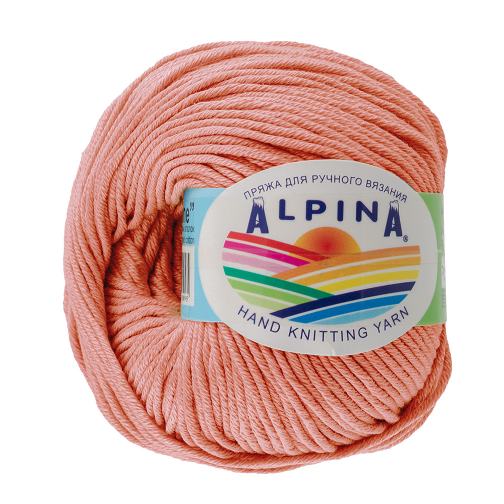 Пряжа Rene Alpina цвет 097 розово-красный, 3шт*(105м/50г), 100% мерсеризованный хлопок  #1